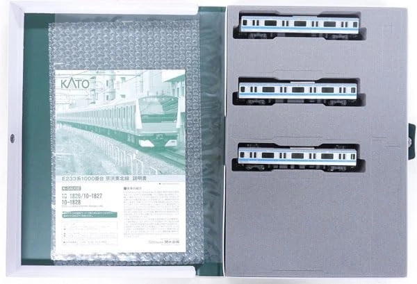 Kato 10-1828 – Train N Keihin Tohoku Line E233-1000, Set Addition 4 Voitures, Neuf