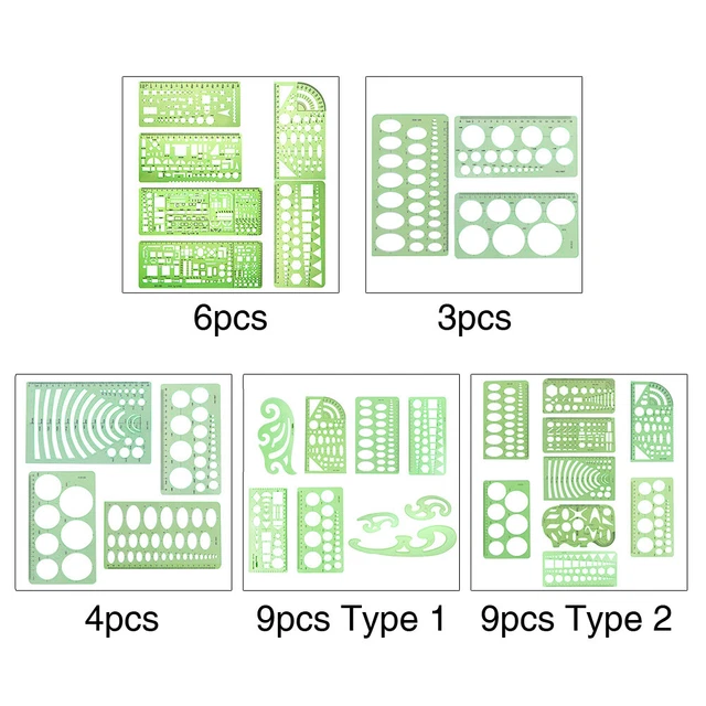 PORTABLE DRAFTING TOOL House Plan Architectural Template Furniture