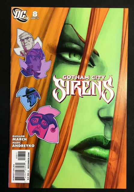 Gotham City Sirens 8 Guillem March Harley Quinn Batman Nm V 1 Joker Poison Ivy