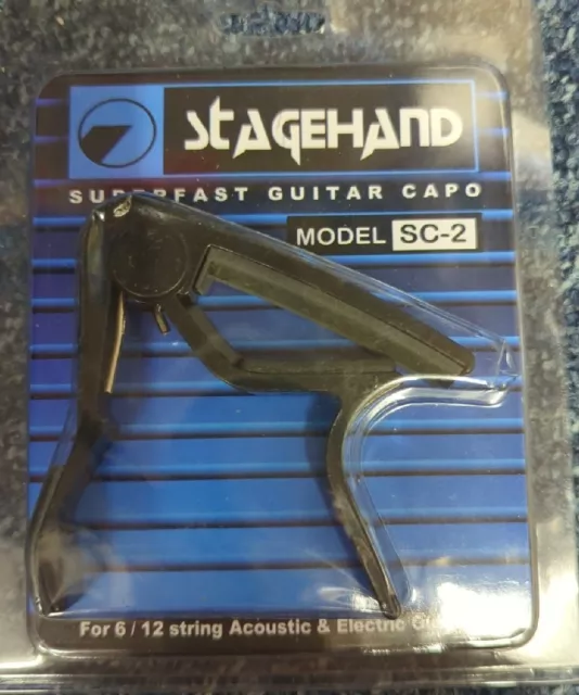 Stagehand Trigger Quick Change  Acoustic / Electric Guitar Capo