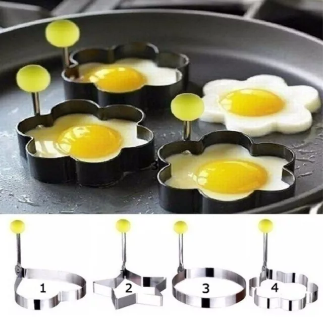 Molde de panqueques moldeador de huevos frito molde creativo para pasteles fabricante de herramientas de molienda cocina Ba