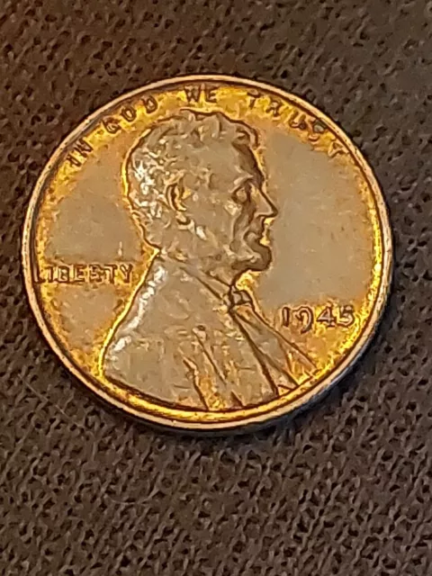 1945 RARE Lincoln Wheat Penny. 💥No Mint Mark. With Errors.