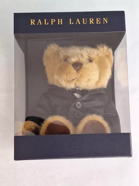 Ralph Lauren Polo Bear Plush Stuffed Animal Tuxedo Teddy 2022-23 New in Box