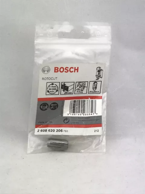 Bosch Spannzange für Rotocut , Durchmesser: 6,35 mm, 2608620206 Werkzeug NEU TOP 2