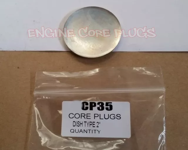 2" Dish type core plug | Freeze plug | Expansion | Frost | Welch plug