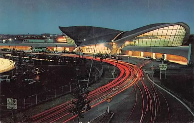 Postcard NY:  New TWA Terminal, New York International Airport, Early 1960's