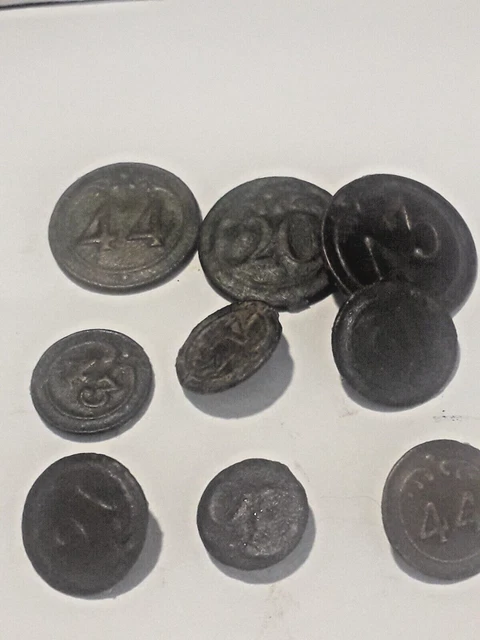 Boutons De Col Napoléon III Plaqué Or DOUBLE - Anciens, Occasion, Rayés Au Dos