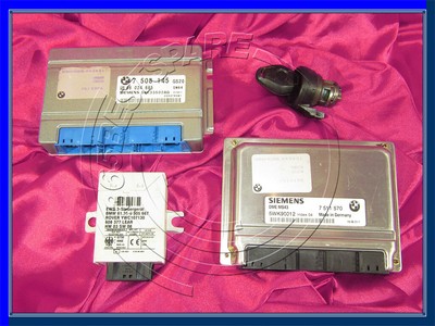 BMW SERIE 3 5 E46 E39 2.0i M54 Set Motore ECU DME Unità di controllo MS43 EGS EWS CHIAVE 