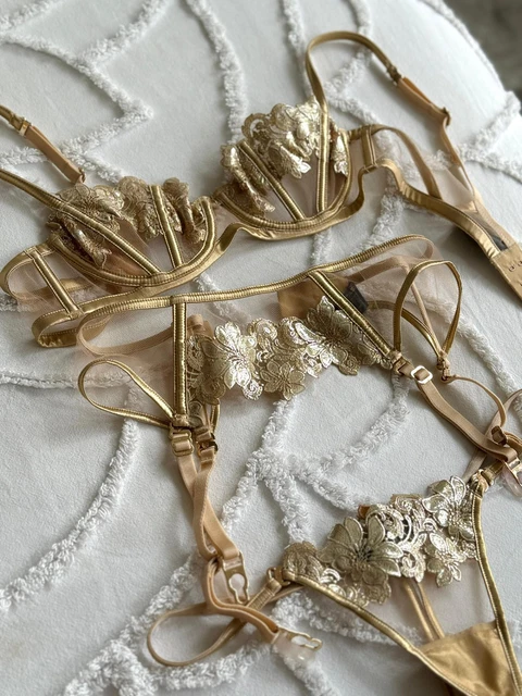 Soutien-gorge Honey Birdette Miss K Noir 32B - Neuf Avec étiquettes, Bretelles XS
