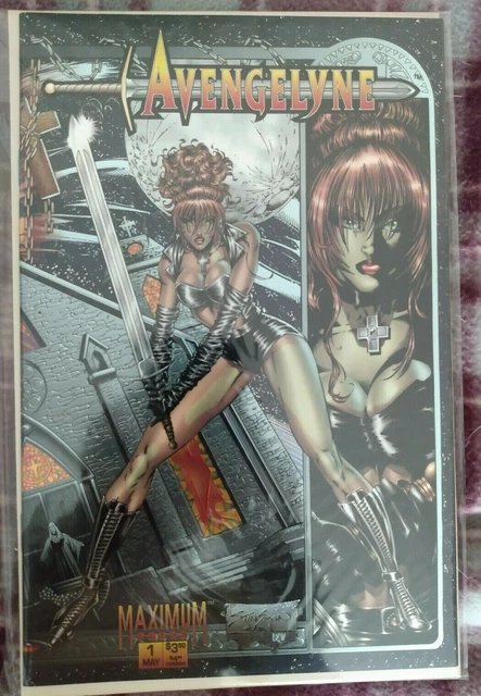 Avengelyne #1 (May, 1995) Maximum Press Comics - Chromium Cover Variant
