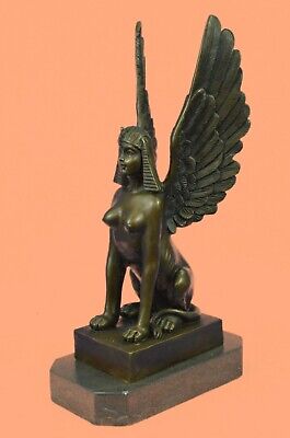 Beautiful Bronze ART sculpture head statue Nefertiti ancient Egyptian queen DEAL