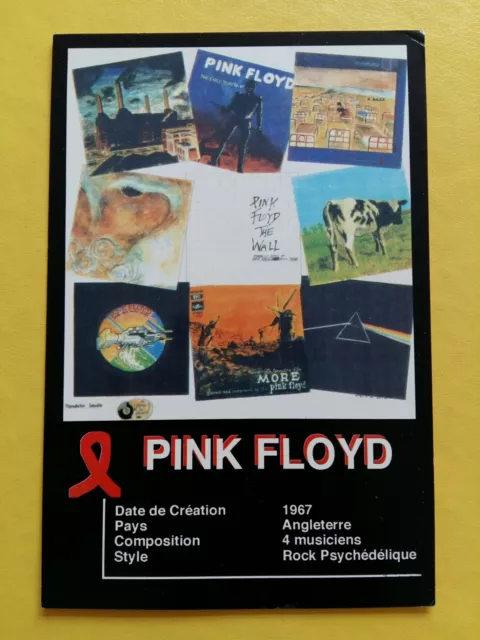 PINK FLOYD - CARTE POSTALE PROMO - Utilisée