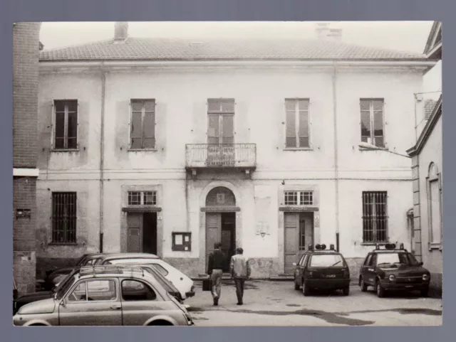 Fotografia Bruino Torino Il Municipio Del 1984 Cm. 10 X 14,50