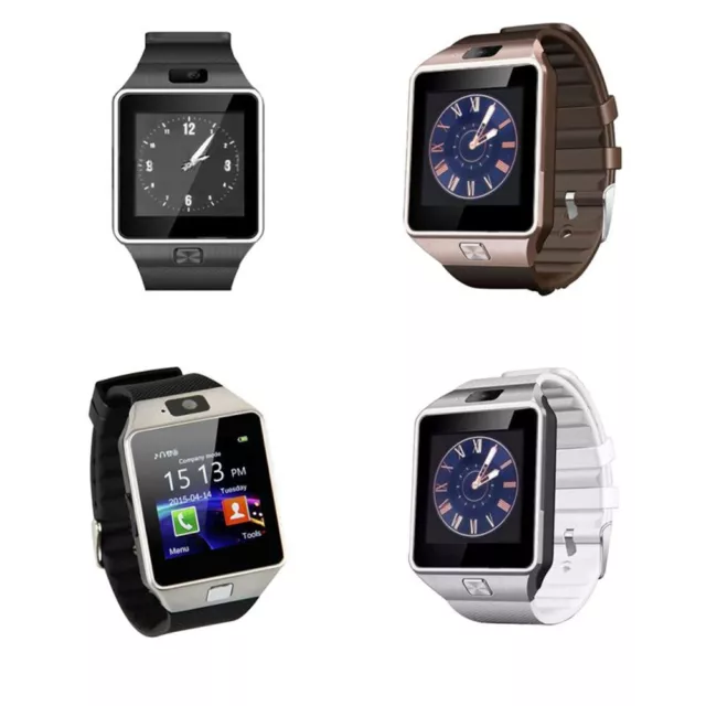 With Camera Bluetooth Wrist Watch Relogio SIM Card Touch Screen Smart Watch DZ09