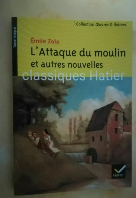 Livre - Emile Zola - L'attaque du moulin et autres nouvelles- comme neuf