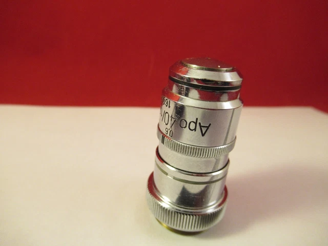 Für Teile Carl Zeiss Apo Objective 40X 160/ Mikroskop Teil Optik &R7-Ft-98
