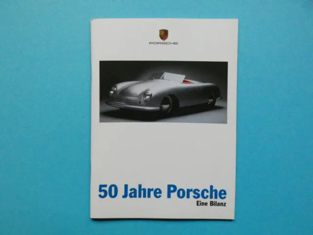 Prospekt / Katalog / Brochure Porsche - 50 Jahre Porsche - Eine Bilanz - 12/97