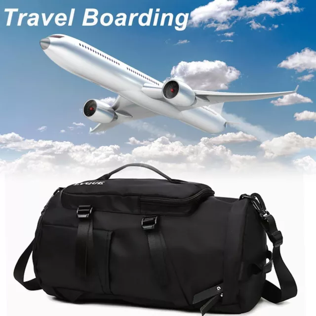 Large Travel Storage Luggage Gym Carry On Shoulder Duffle Bag Sports 30L AUS