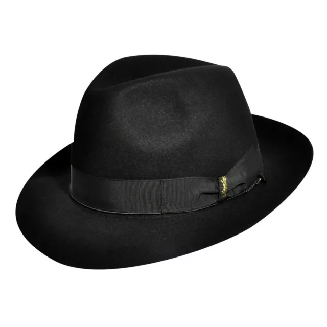 BORSALINO BELLAGIO PELZFILZ FEDORA - Versand am selben Tag