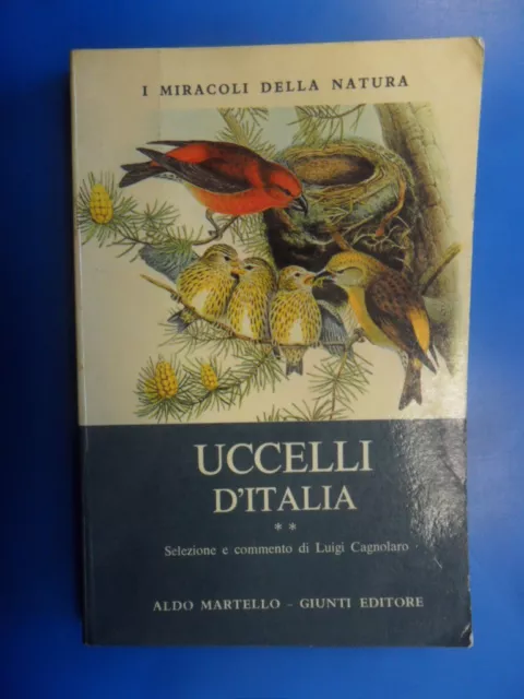 Uccelli d'Italia vol II. 61 tavole a colori John Gould. Collana miracoli natura