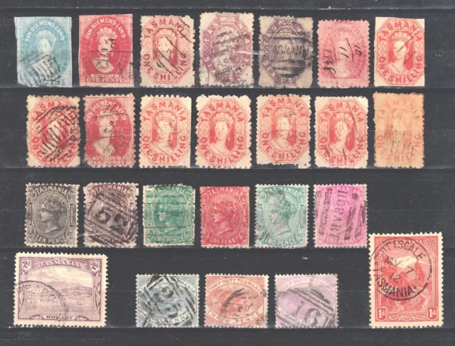 TASMANIA hIGH VALUE LOT- Know they are Old- Not sure on Catalog Values