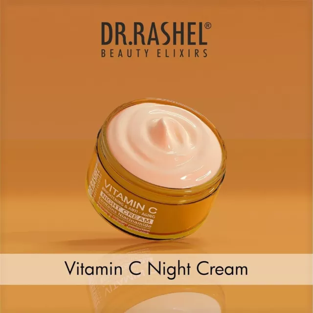 DR.RASHEL Vitamin C Nachtcreme, die die Haut nährt, für Unisex, 50 g 2