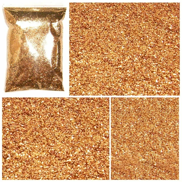2 lb / 907g Metallic Bronze Metal Flake .004" to .025" Bulk Pro Paint Additive