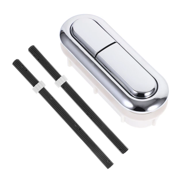 Ovale Pratique Placage Double Chasse d'eau Bouton Wc Réservoir D'eau Bouton