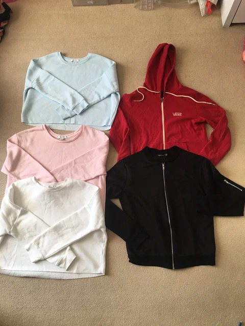 Bundle 1 - girls hoodies, jacket, tops Boo Hoo & Vans