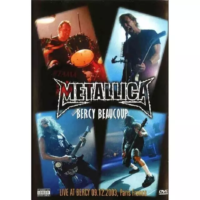 Dvd Metallica - Bercy Beaucoup - Live Paris 09 - 12 - 2003