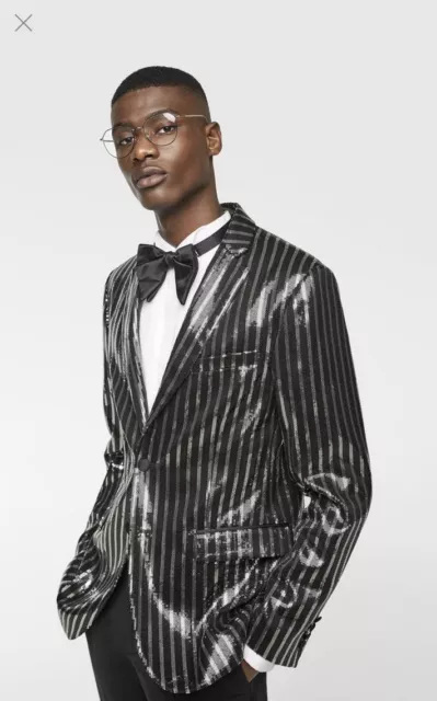 Giacca glitter uomo zara outlet
