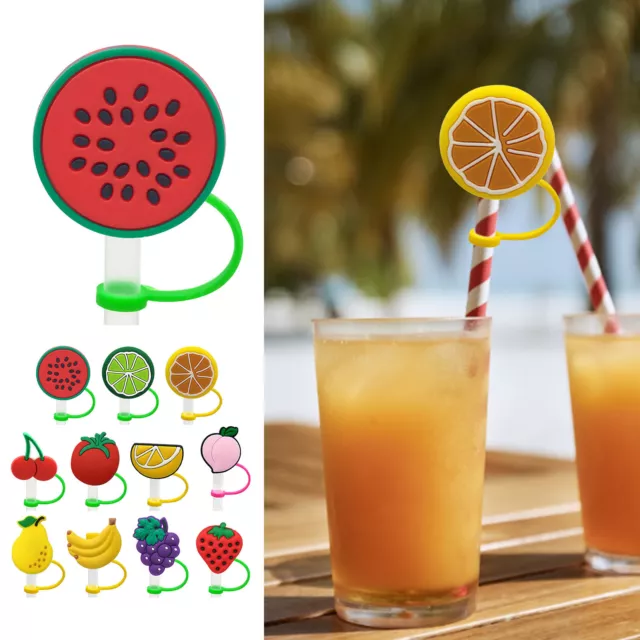 1 Piece Set Of Straw Covers Straw Covers For Reusable  Straw Protector Fruit