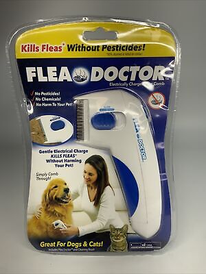 Flea Doctor Electrically Charged Flea Comb As Seen On TV Great for Dogs & Cats