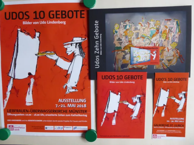 Udo Lindenberg - Udo`s 10 Gebote - Katalog - Poster - Briefmarken - Flyer - TOP 2