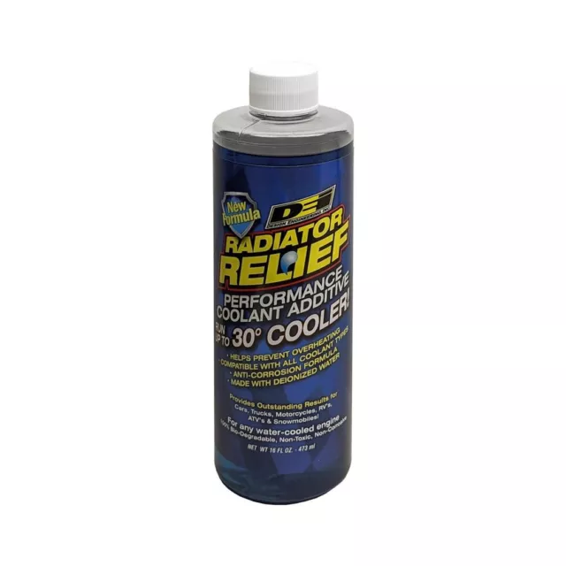DEI Engine Coolant Additive 40200; Radiator Relief, 16oz