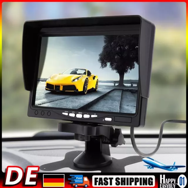 7-Zoll-Backup-Automonitor HD-LCD-Parkkamera (lange Nummernschildkamera) Hot