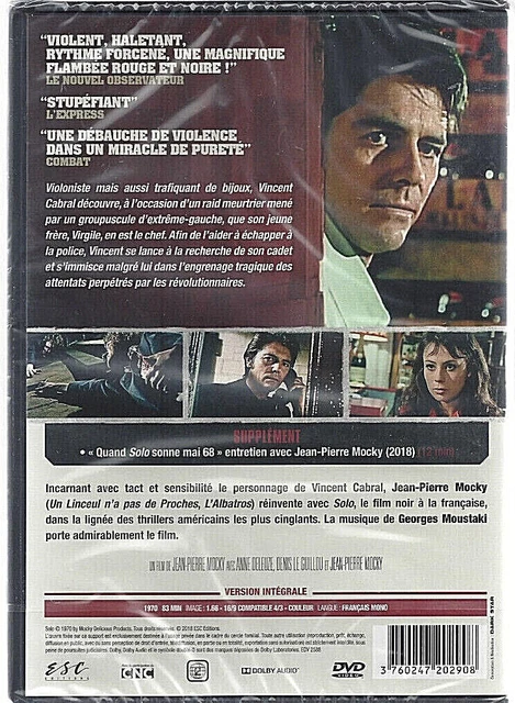 Dvd - Solo (Anne Deleuze / Denis Le Guillou) Jean-Pierre Mocky 2