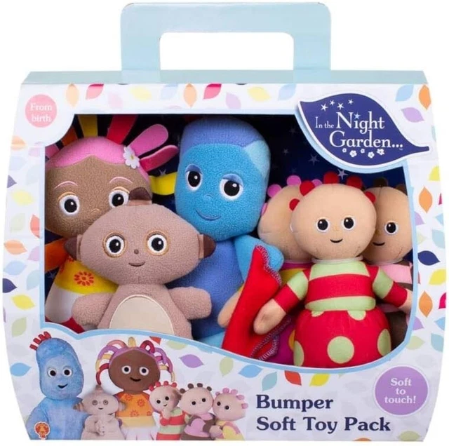 IN THE NIGHT Garden Bumper Daisy Iggle Piggle Soft Toy Pack 6 Gift IN THE NIGHT Garden Bumper Daisy Iggle Piggle Soft Toy Pack 6 Gift