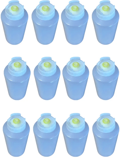 Lot of 12 FIFO 32 Oz Condiment Squeeze Bottles for Restaurants  - Yellow Tip