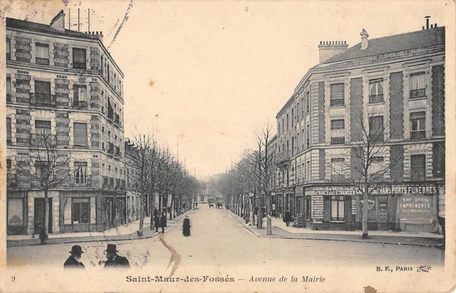 Cpa 94 Saint Maur Des Fosses / Avenue De La Mairie