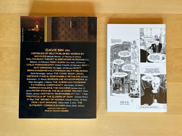 Lot of 2 Cerebus Dave Sim Collected Letters Volume 1 & 2 Aardvark Vanaheim TPBs 2