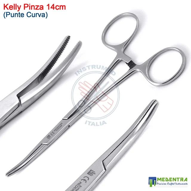 PINZA EMOSTATICA RETTA - Anelli Verdi - 16 Cm - Foto 13