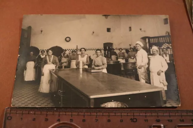 tolles altes Foto - Großküche ?? Hauswirtschaftschule ?? 1910-20 Heidelberg