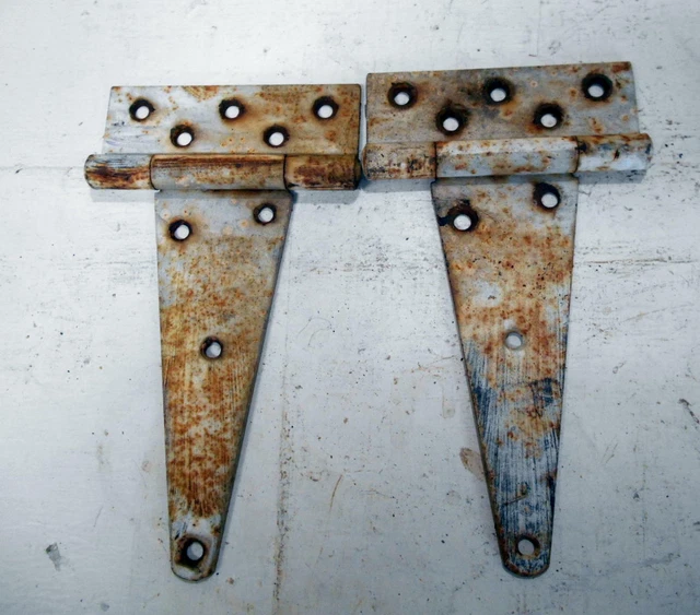 Lot of 4 Vintage Barn Door Barn Barn Gate Hinges 2
