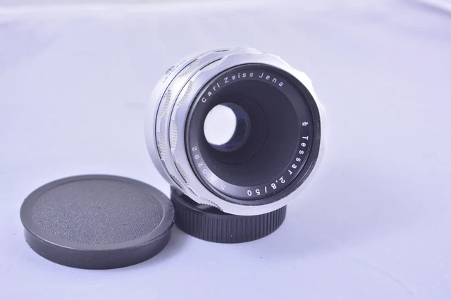 Carl Zeiss Jena Tessar 50mm f/2.8 M42 Alu Objektiv