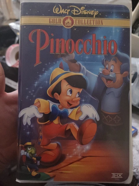 Pinocchio (VHS, 1999, Clam Shell Gold Collection)