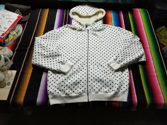 Kr3w Polka Dot Sample Hoodie Size Medium 22x26