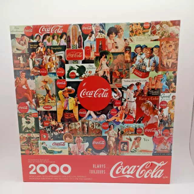 Coca Cola Always Toujours  2000 Piece Jigsaw Puzzle New