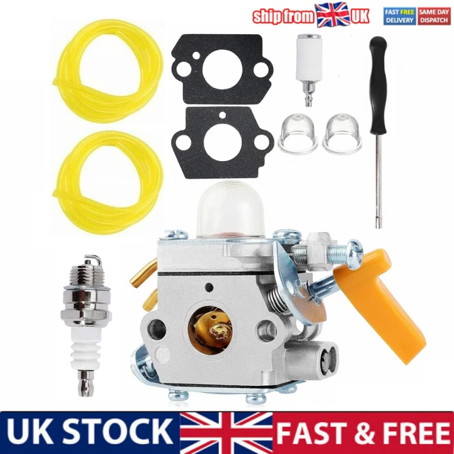 Carburateur bougie d'allumage ampoule d'amorce filtre à carburant ensemble 308054013 pour HOMELITE UT32601 UT32601A UT32605 UT22600 UT22650 26cc