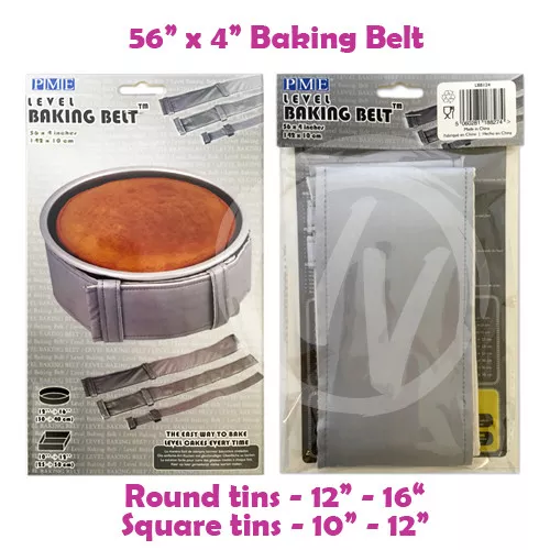 PME Level Baking Belt - 56 x 4 inch (142 x 10 cm) - Level Cake Baking 12-16" Tin